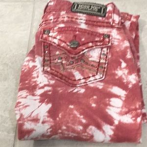 Miss Me Red tidied jeans 27X33